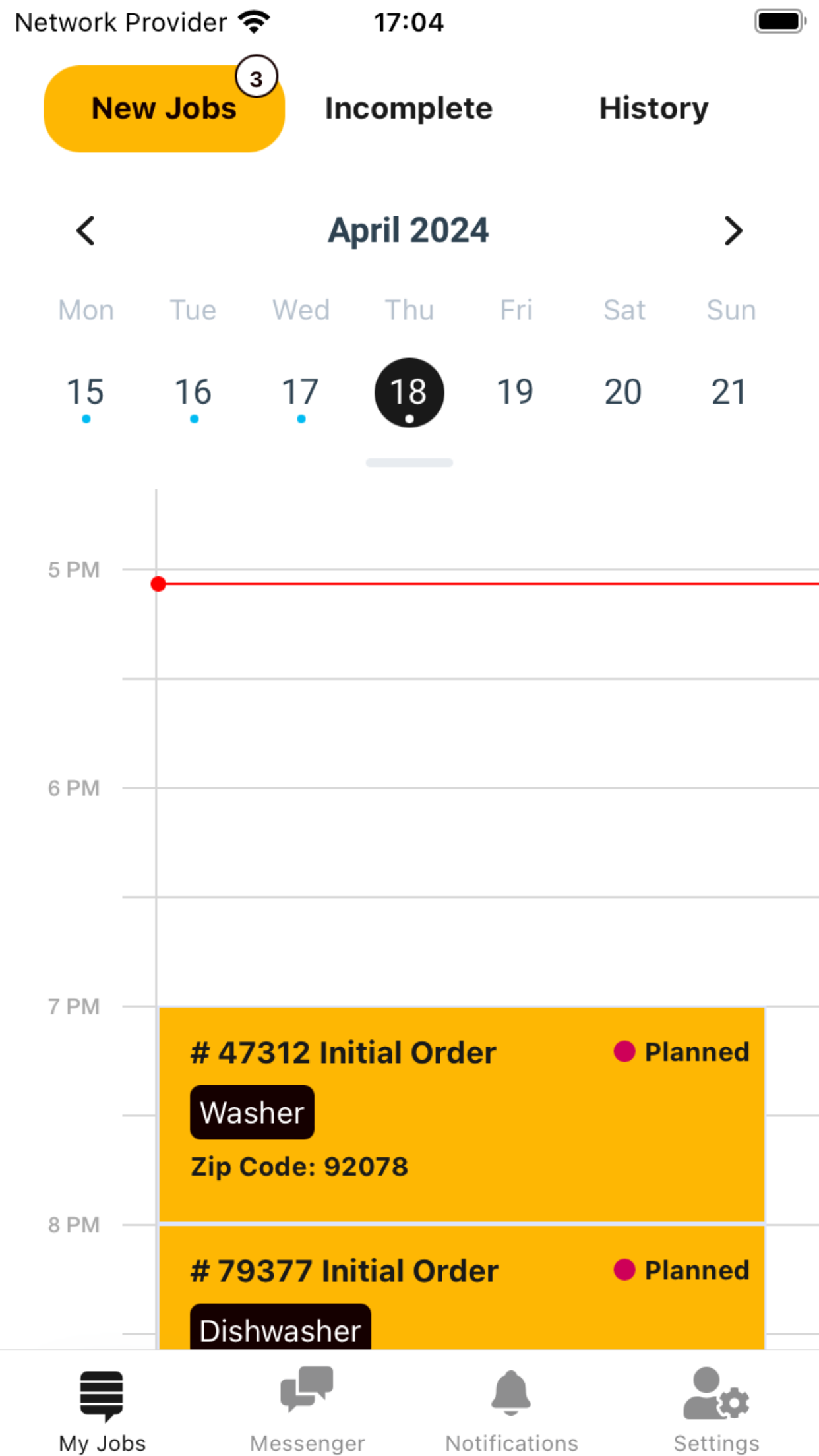 spark jobmaster calendar